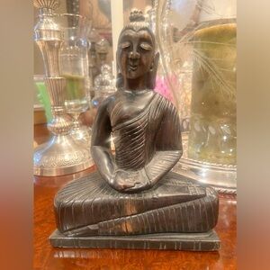 Wooden Buddha Statue (Mahogany, maybe)